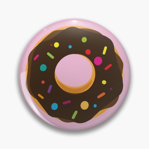 Item preview, Chocolate frosting sprinkles donut kawaii cute pastel colors decorative pattern  designed and sold by Novel-ty.