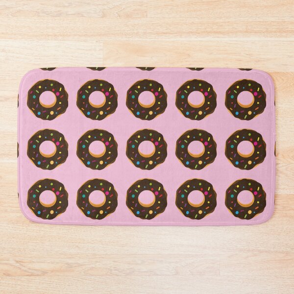 Item preview, Chocolate frosting sprinkles donut kawaii cute pastel colors decorative pattern  designed and sold by Novel-ty.