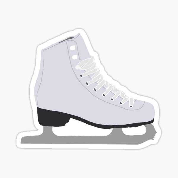 ice skate Sticker for Sale by dorsa t