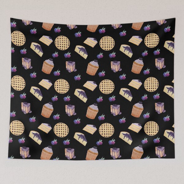 Item preview, Blueberry Dessert Pattern designed and sold by Thatgirlemu.