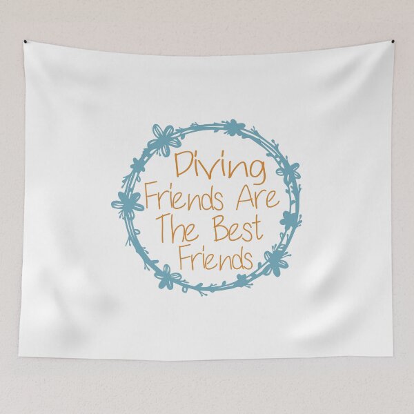 Item preview, Diving Friends Are The Best Friends designed and sold by medbdj.