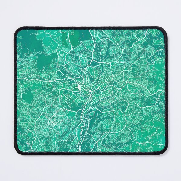 Item preview, Yaounde City Map of Cameroon - Watercolor designed and sold by deMAP.