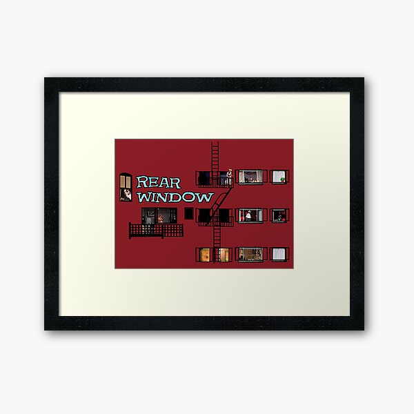Rear Window Framed Art Print