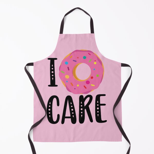 Item preview, I donut care Pink frosting sprinkles donut kawaii cute pastel colors decorative pattern i don't care designed and sold by Novel-ty.