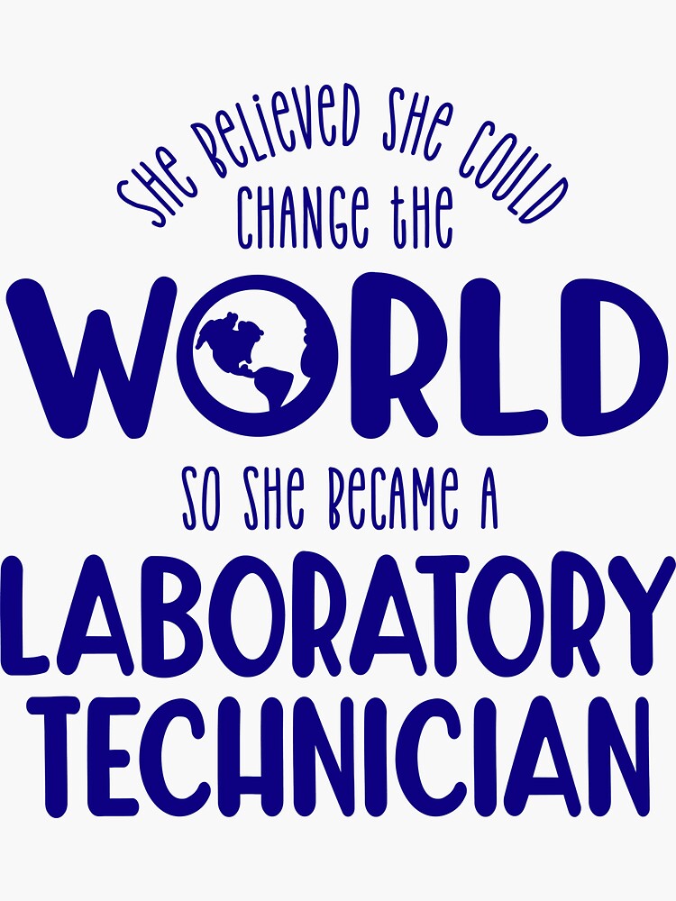 "Lab tech, Love Lab technician life" Sticker for Sale by brackerdesign Redbubble