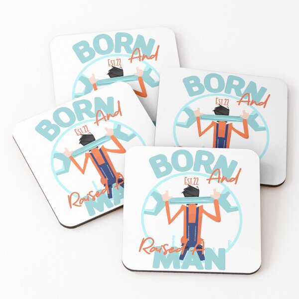 Item preview, BORN AND RAISED A MAN designed and sold by GAADesignz.