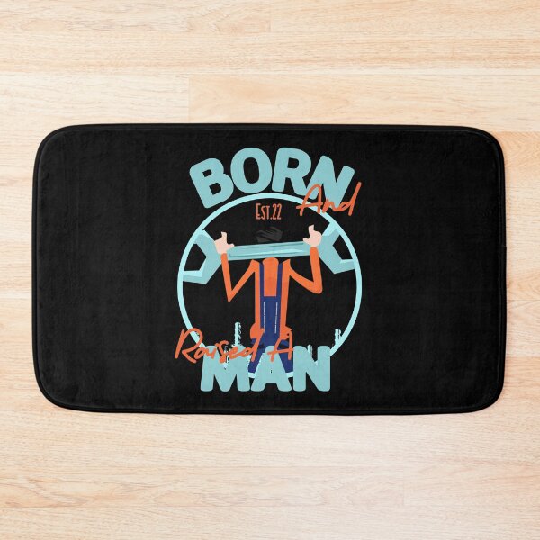 Item preview, BORN AND RAISED A MAN designed and sold by GAADesignz.