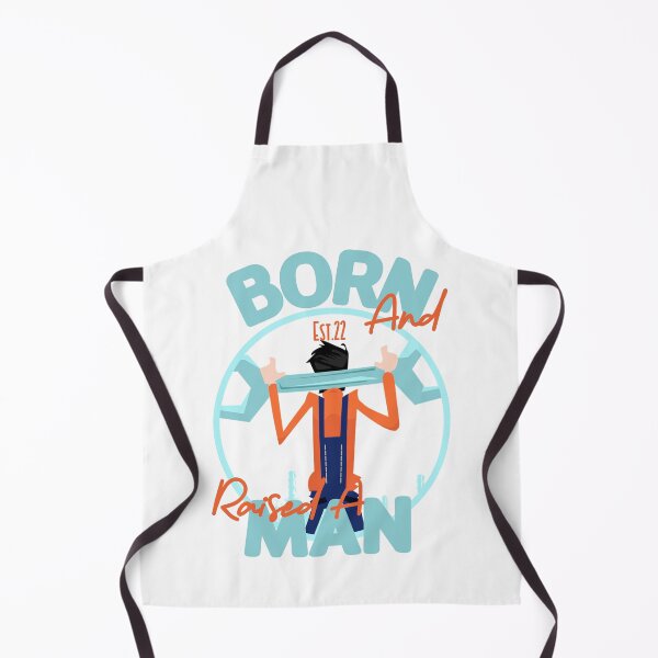 Item preview, BORN AND RAISED A MAN designed and sold by GAADesignz.