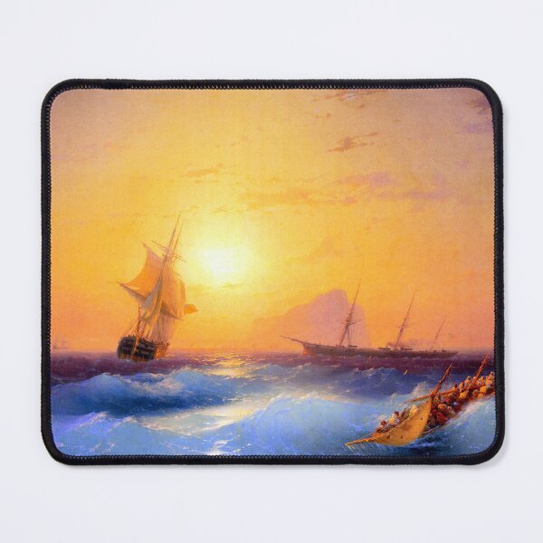 Item preview, Gibraltar by Ivan K. Aivazovsky designed and sold by Nosach  Design.
