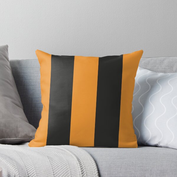 Item preview, Large ORANGE and BLACK Vertical STRIPES designed and sold by RachelMacht.