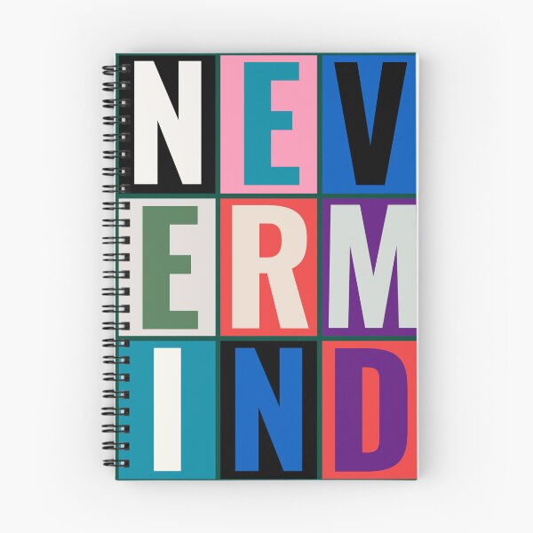Item preview, nevermind, colorful phrase designed designed and sold by HDpod.