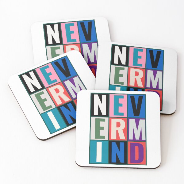 Item preview, nevermind, colorful phrase designed designed and sold by HDpod.