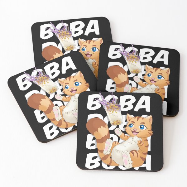 Artikelvorschau, Bubble Tea Katze Kawaii Boba Neko Anime entworfen und verkauft von OtillieArt.