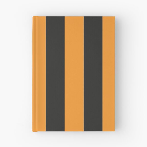 Item preview, Large ORANGE and BLACK Vertical STRIPES designed and sold by RachelMacht.
