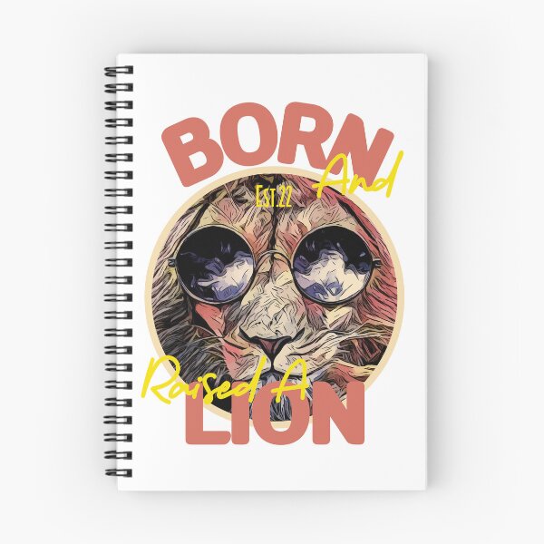 Item preview, BORN AND RAISED A LION designed and sold by GAADesignz.