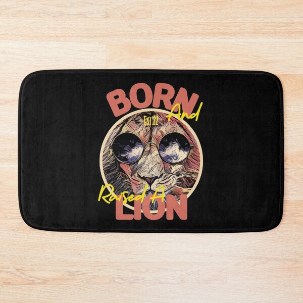 Item preview, BORN AND RAISED A LION designed and sold by GAADesignz.