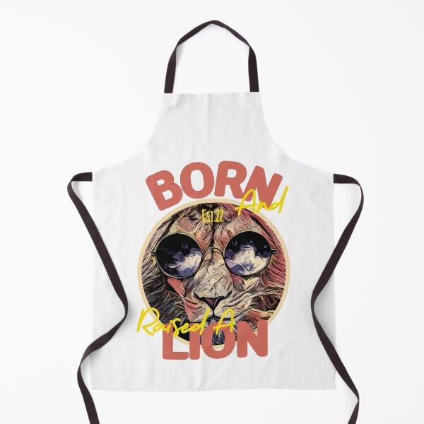 Item preview, BORN AND RAISED A LION designed and sold by GAADesignz.