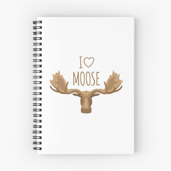 Item preview, I Love Moose | Moose Head Illustration designed and sold by Teenker.