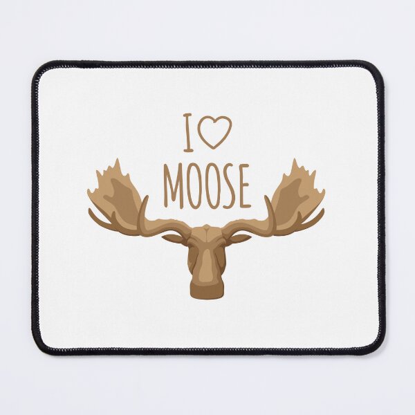 Item preview, I Love Moose | Moose Head Illustration designed and sold by Teenker.