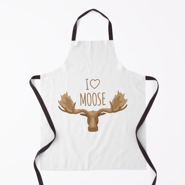 Item preview, I Love Moose | Moose Head Illustration designed and sold by Teenker.