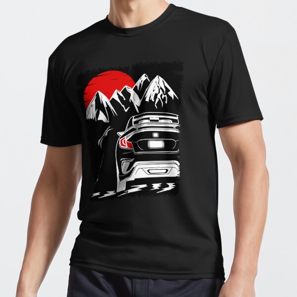 T shirt honda sunset hot sale