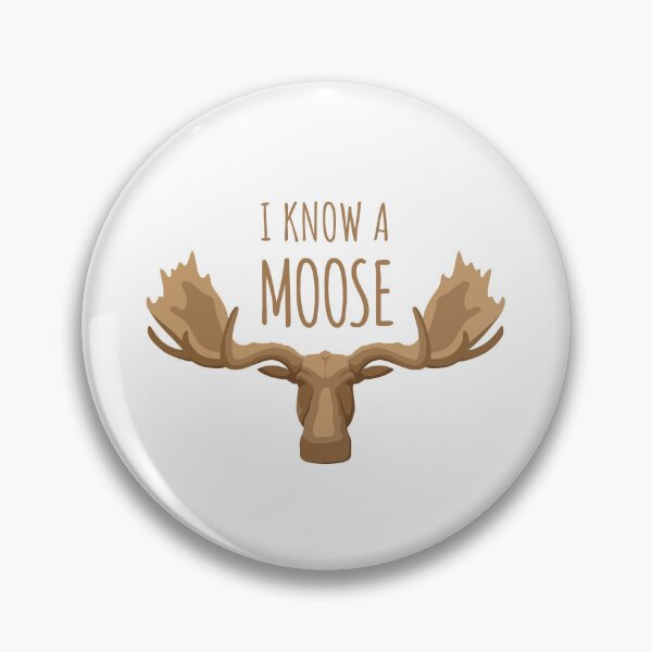 Item preview, I Know A Moose | Moose Head Illustration designed and sold by Teenker.