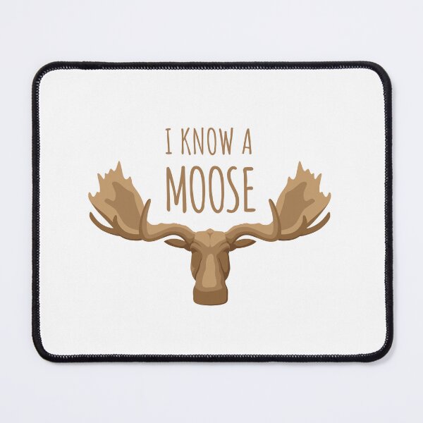 Item preview, I Know A Moose | Moose Head Illustration designed and sold by Teenker.