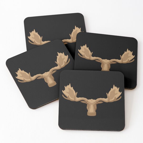 Item preview, Moose Head Illustration | Black designed and sold by Teenker.