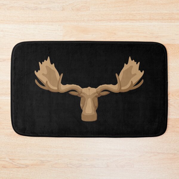 Item preview, Moose Head Illustration | Black designed and sold by Teenker.