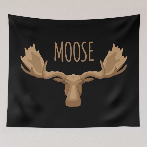 Item preview, Moose Head Illustration Quote | Black designed and sold by Teenker.