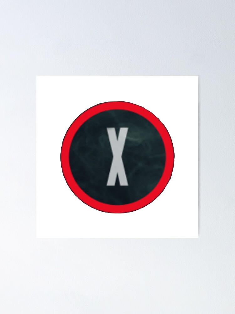 "BLACK or Red ? X file" Poster by EMDP Redbubble