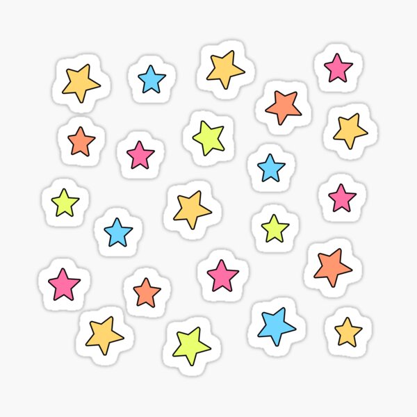 Item preview, neon mini star pack designed and sold by colleenm2.