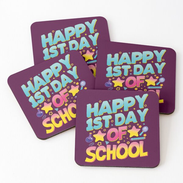 Item preview, Happy 1st Day Back To School Teachers and Kids Gift designed and sold by YAHIA-14.