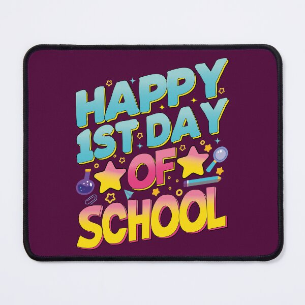 Item preview, Happy 1st Day Back To School Teachers and Kids Gift designed and sold by YAHIA-14.