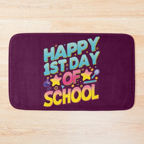 Item preview, Happy 1st Day Back To School Teachers and Kids Gift designed and sold by YAHIA-14.