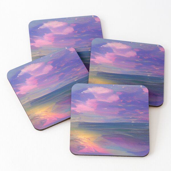 Item preview, Asthetic Pattern Vibes Fantasy Sunset designed and sold by iziskosmos.