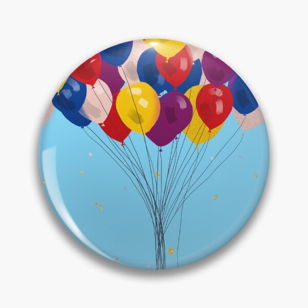 Item preview, Colorful Beautiful Party Celebration Balloons designed and sold by marleywrightart.