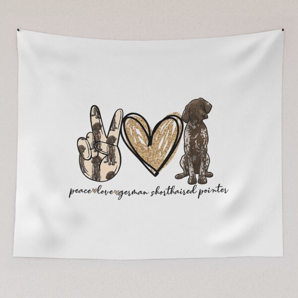 Item preview, Peace Love GSP German Shorthaired Pointer Dog Lover Gift designed and sold by complexconventi.