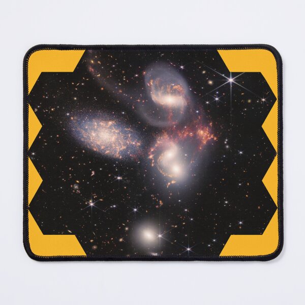 Item preview, Stephan’s Quintet hexagonal JWST James Webb Space Telescope designed and sold by Brasilia.