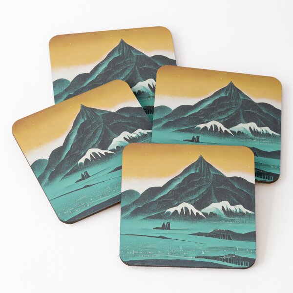 Item preview, Minimal Snowy Mountain designed and sold by MoreMachine.