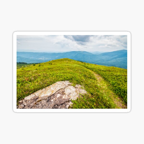 stones and boulders in Carpathian mountain range Sticker
