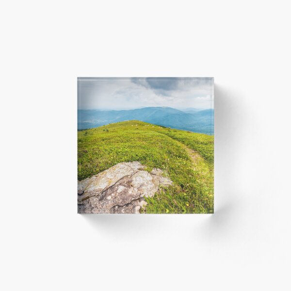stones and boulders in Carpathian mountain range Acrylic Block