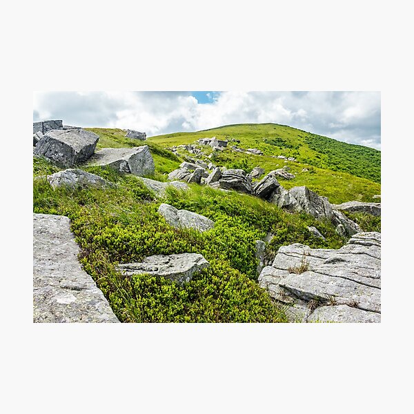 stones and boulders in Carpathian mountain range Photographic Print