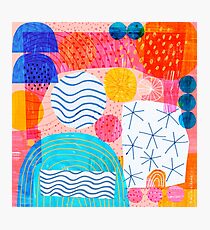 Felt Pen Happiness Photographic Print