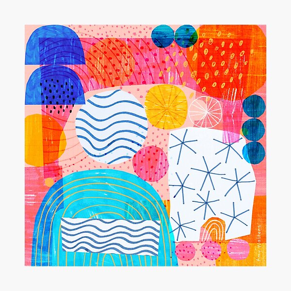 Felt Pen Happiness Photographic Print