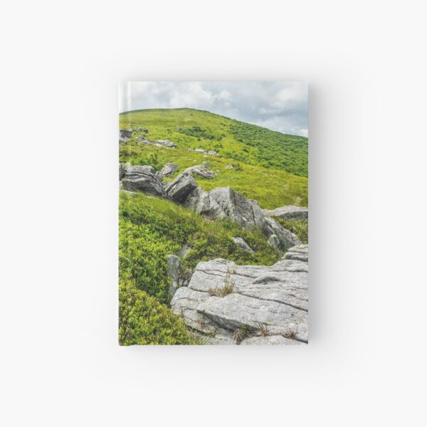 stones and boulders in Carpathian mountain range Hardcover Journal