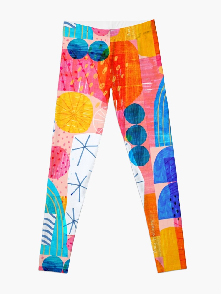 Alternate view of Felt Pen Happiness Leggings