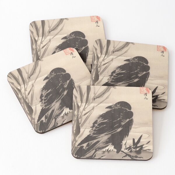 Item preview, Crow and Reeds by a Stream designed and sold by Ktwop.