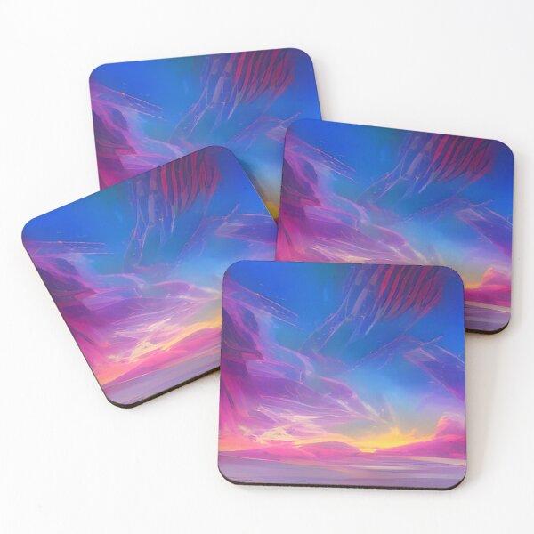 Item preview, Asthetic Pattern Vibes Fantasy Sunset N2 designed and sold by iziskosmos.