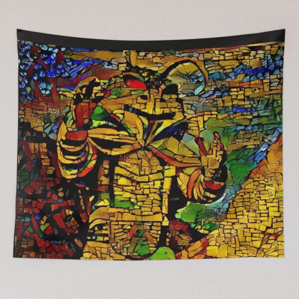 Item preview, japanese villain fresco style designed and sold by Fuzzyart1977.